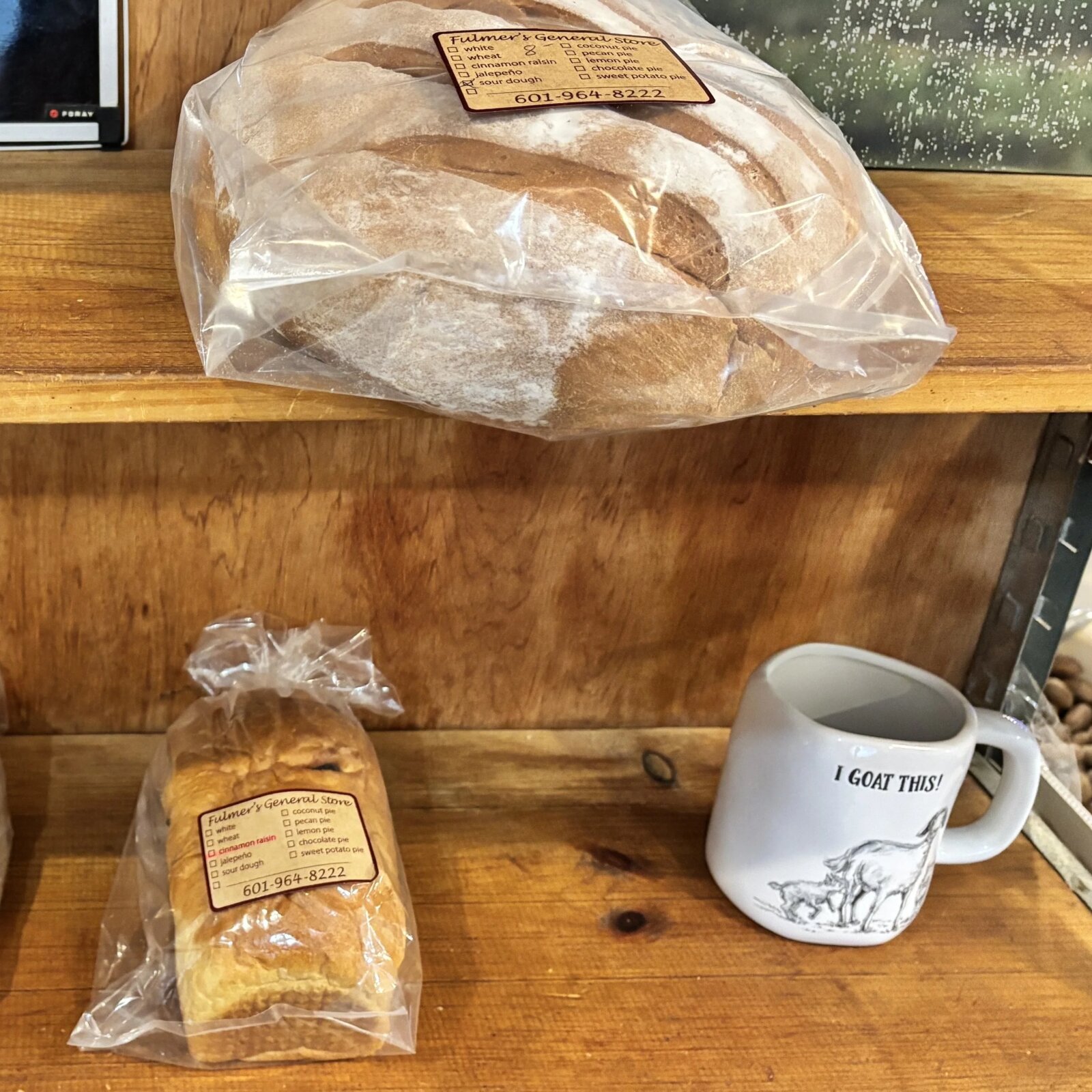 Fresh baked bread and treats from Fulmer's Bakery