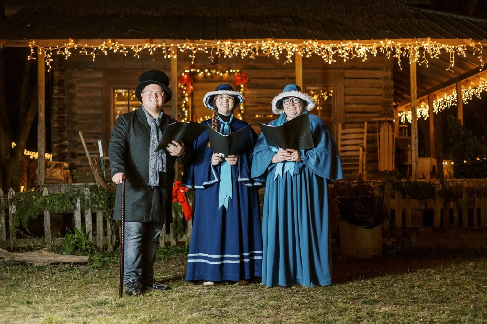 Christmas carolers