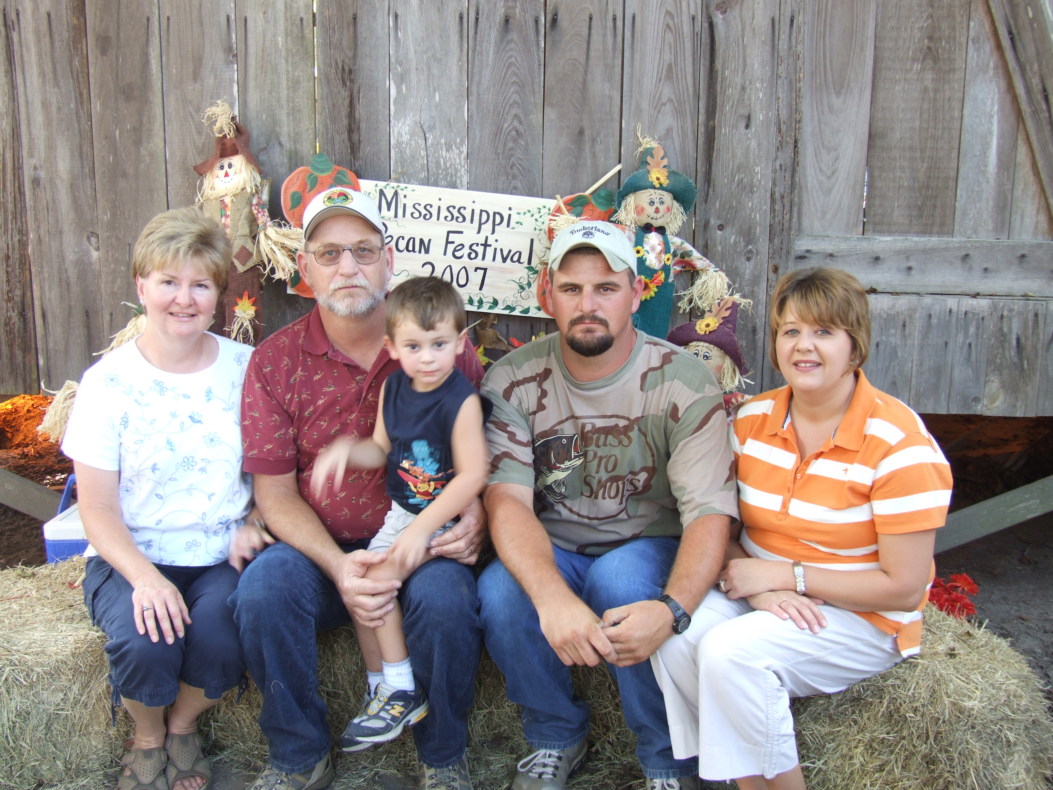 Families at the Pecan Festival